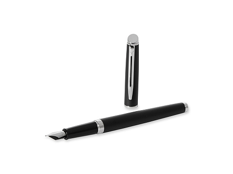 Перьевая ручка Waterman Hemisphere, цвет: MattBlack CT, перо: F - рис 3.