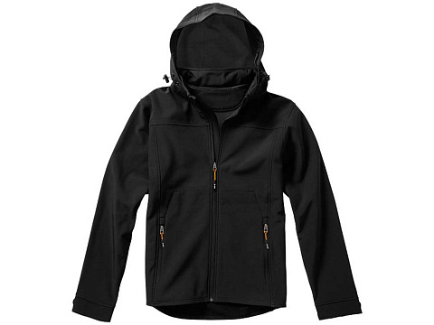 Куртка софтшел Ланглей мужская, черный - рис 7.