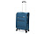 Чемодан TORBER ВИВИ, синий, полиэстер, 44 х 25 х 67 см, 63 л - миниатюра