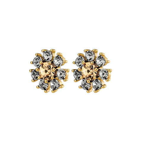 Серьги AUDE SG GREY /GOLDEN Dyrberg Kern 450097
