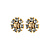 Серьги AUDE SG GREY /GOLDEN Dyrberg Kern 450097 - миниатюра