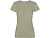 Футболка Fiyi женская, светлый хаки выстиранный - миниатюра