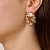 Серьги DRAGO SG GOLDEN Dyrberg Kern 470020 - миниатюра - рис 4.