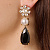 Серьги MISIA SG BLACK / CRYSTAL Dyrberg Kern 470094 - миниатюра - рис 2.