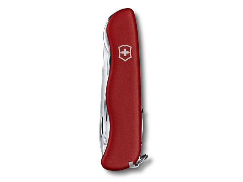 Нож перочинный VICTORINOX Picknicker, 111 мм, 11 функций, с фиксатором лезвия, красный - рис 2.