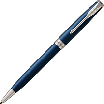 Ручка шариковая Parker Sonnet Core Subtle Blue CT, синий/серебристый