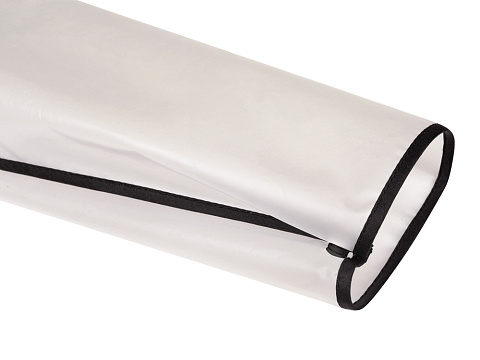 Дождевик Providence, прозрачный/черный с чехлом - рис 4.