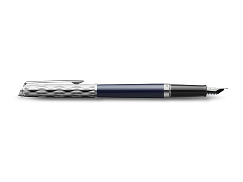 Перьевая ручка Waterman Hemisphere22 SE Deluxe Blue CT, перо: F, цвет: Blue, в подарочной упаковке - рис 4.