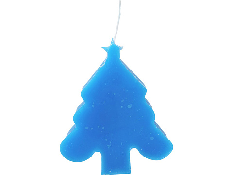 Свеча Елочка, синий - рис 3.