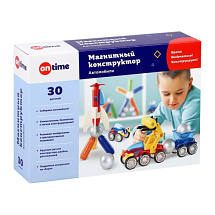 Магнитный конструктор «Автомобили», 30 деталей