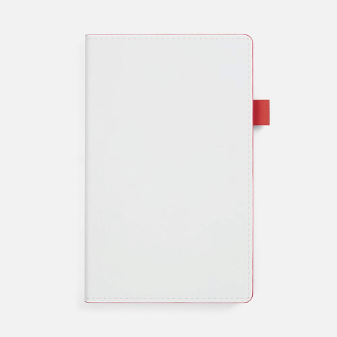 Ежедневник White Shall, недатированный, бело-красный - рис 2.