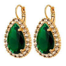 Серьги FIORA SG EMERALD GREEN/GOLDEN Dyrberg Kern *450076