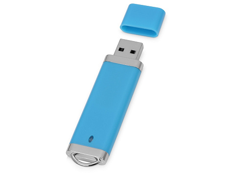 Флеш-карта USB 2.0 16 Gb «Орландо», голубой - рис 2.