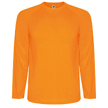 Футболка Montecarlo  мужская с длинным рукавом, неоновый оранжевый