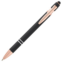 Nanna шариковая ручка с отделкой из розового золота - сплошной черный (синие чернила)