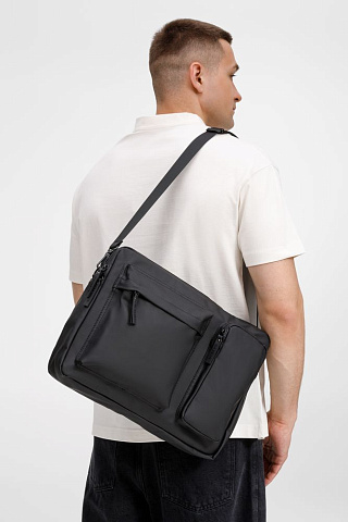 Сумка для ноутбука Traffic, черная - рис 8.