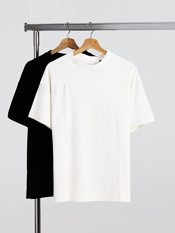 Футболка оверсайз унисекс Sinkopa, молочно-белая - рис 4.