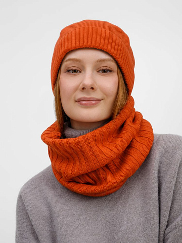 Снуд ComFleece, темно-оранжевый (кирпичный) - рис 7.