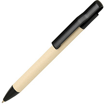 Шариковая ручка Liliana с кнопочным механизмом ( синие чернила), черный