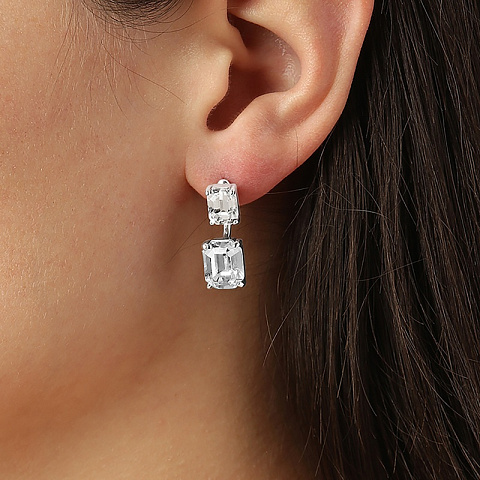Серьги TETI SS CRYSTAL Dyrberg Kern 460008 - рис 4.