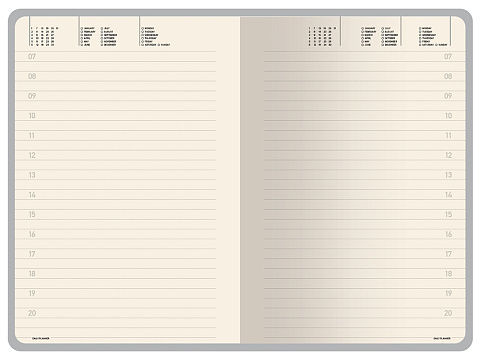 Ежедневник А5 Megapolis Color New soft-touch, морская волна - рис 8.