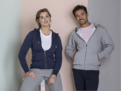 Толстовка Арора мужская с капюшоном, бежевый - рис 8.