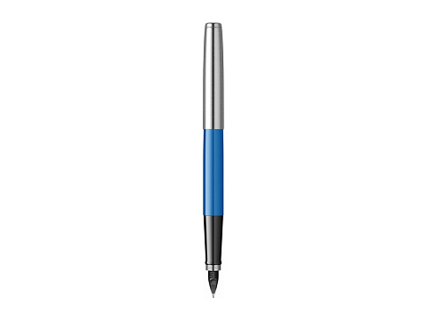 Ручка перьевая Parker Jotter Originals Blue Chrom CT, перо: F, цвет чернил: blue, в подарочной упаковке - рис 4.