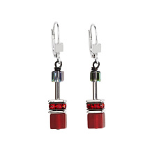 Серьги Red-Grey Coeur de Lion *4014/20-0312