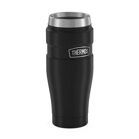 Термокружка King 470, черная - рис 2.