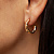 Серьги Hollow Congo Fiore Luna LE6083 G - миниатюра - рис 2.