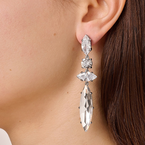 Серьги TENERE SS CRYSTAL Dyrberg Kern 470033 - рис 4.