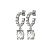 Серьги BARBARA SS CRYSTAL Dyrberg Kern 430040 - миниатюра