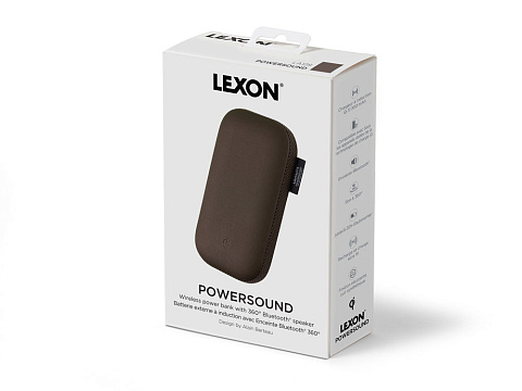 Внешний аккумулятор с беспроводной колонкой Powersound, черный - рис 14.