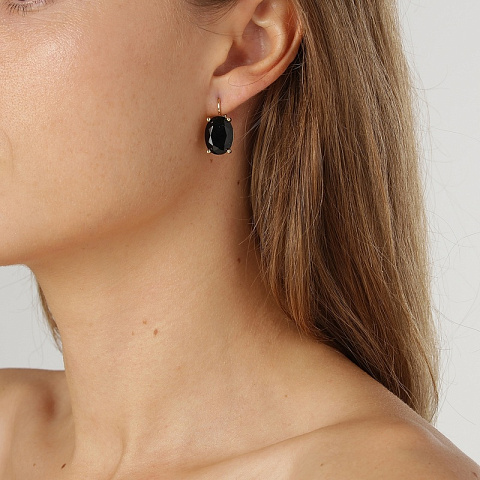 Серьги CHANTAL SG BLACK Dyrberg Kern 430084 - рис 4.