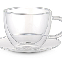 Чайная пара с двойными стенками Rio