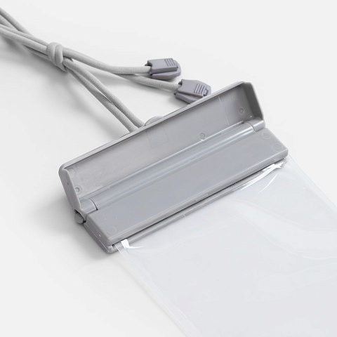 Водонепроницаемый чехол для телефона Aqualock, серый - рис 4.