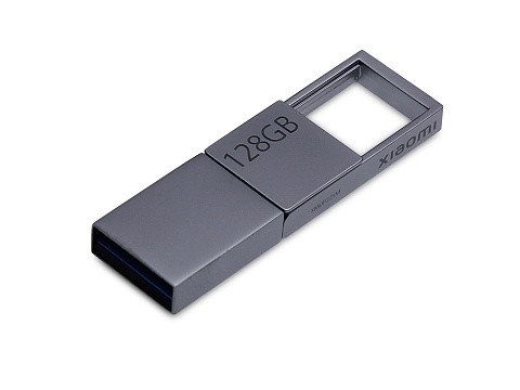 USB 3.0-флешка на 128 Гб с разъемами USB-A и Type-C, серебристый