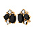 Серьги EMMA SG BLACK Dyrberg Kern 450112 - миниатюра