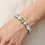 Браслет Cristal, Light blue, Green - миниатюра - рис 2.