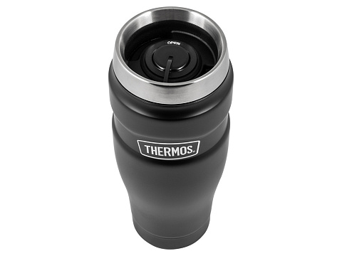 Кружка-термос из нерж. стали тм THERMOS SK1005BK (Matte Black) 0.47L, черный - рис 2.