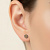 Пусеты Greige Fiore Luna SWE297 GR S - миниатюра - рис 2.