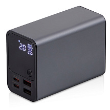 Внешний аккумулятор для ноутбуков EpIQ, 100 Вт, 30000 mAh, темно-серый