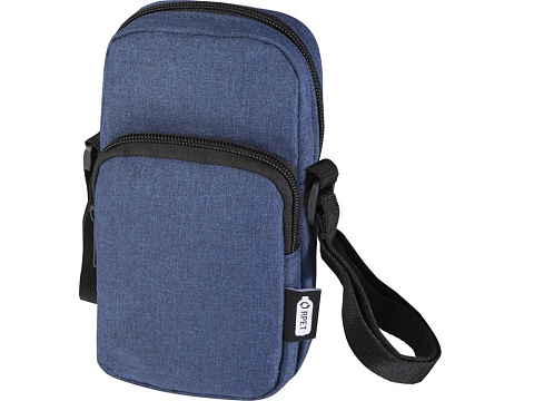 Сумка для телефона Ross из переработанного материала, синий navy