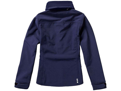 Куртка софтшел Ланглей женская, темно-синий - рис 3.