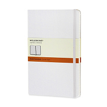 Записная книжка Moleskine Classic (в линейку) в твердой обложке, Large (13х21см), белый