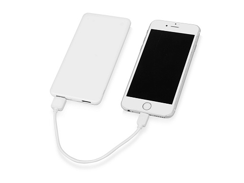 Портативное зарядное устройство Blank с USB Type-C, 5000 mAh, белый - рис 2.