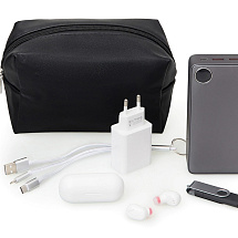 Органайзер для электроники и проводов Enio, черный