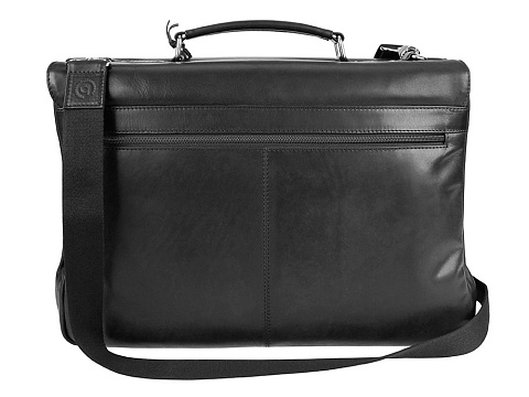 Портфель BUGATTI РОМАНО | ROMANO 15'', чёрный, натуральная воловья кожа, 43х13х32 см - рис 2.