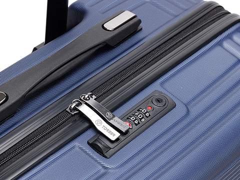 Чемодан TORBER ОНЕГА, синий, ABS-пластик, 69,5 х 46 х 26 см, 69 л - рис 8.