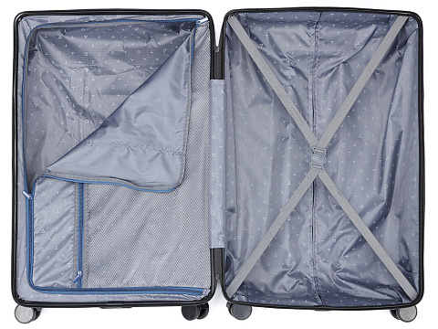 Чемодан TORBER ОНЕГА, синий, ABS-пластик, 79,5 х 51 х 29 см, 103 л - рис 4.